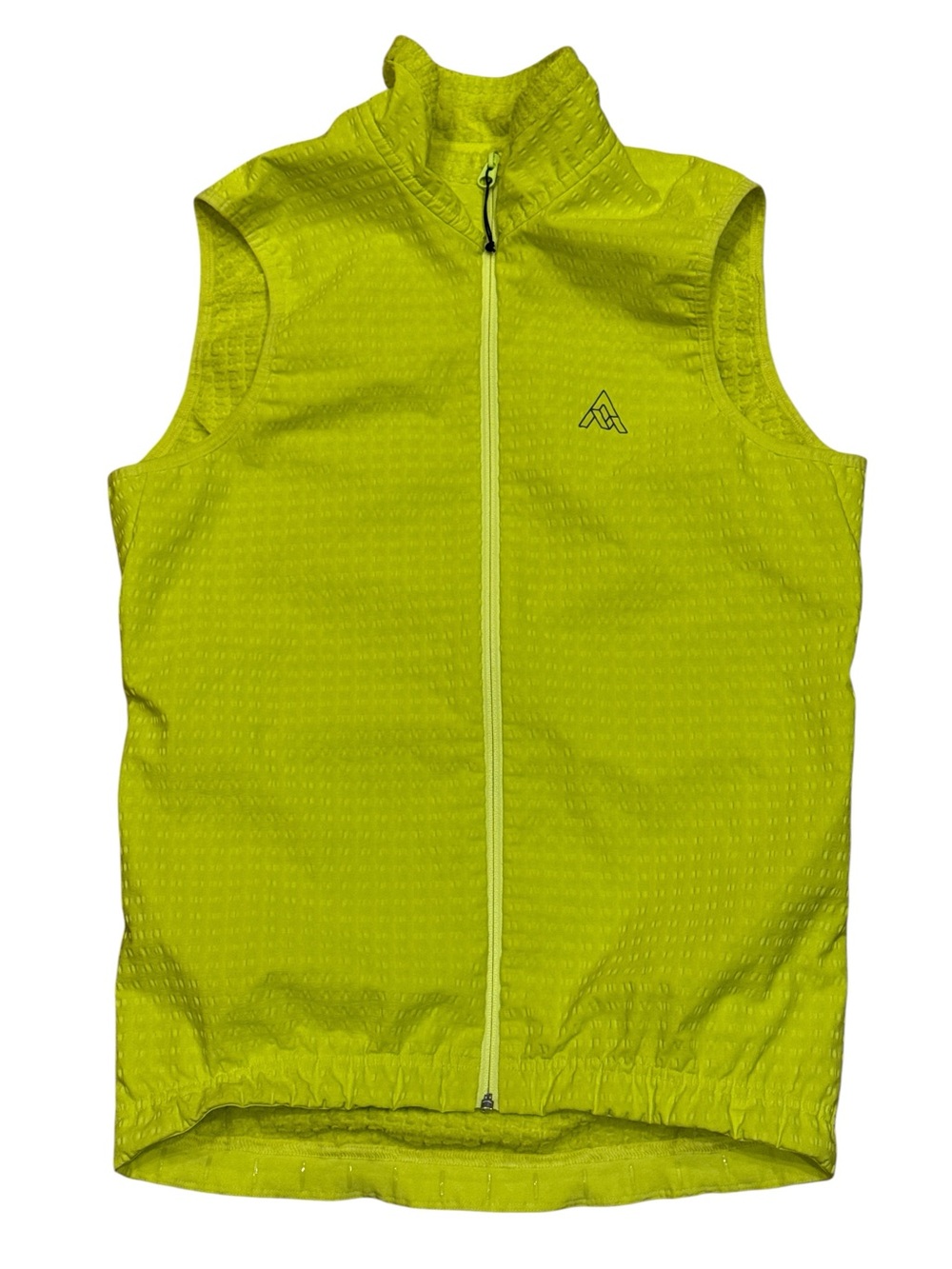 7Mesh Seton Vest High visibility yellow lightweight cycling Mens Trim Fit XS